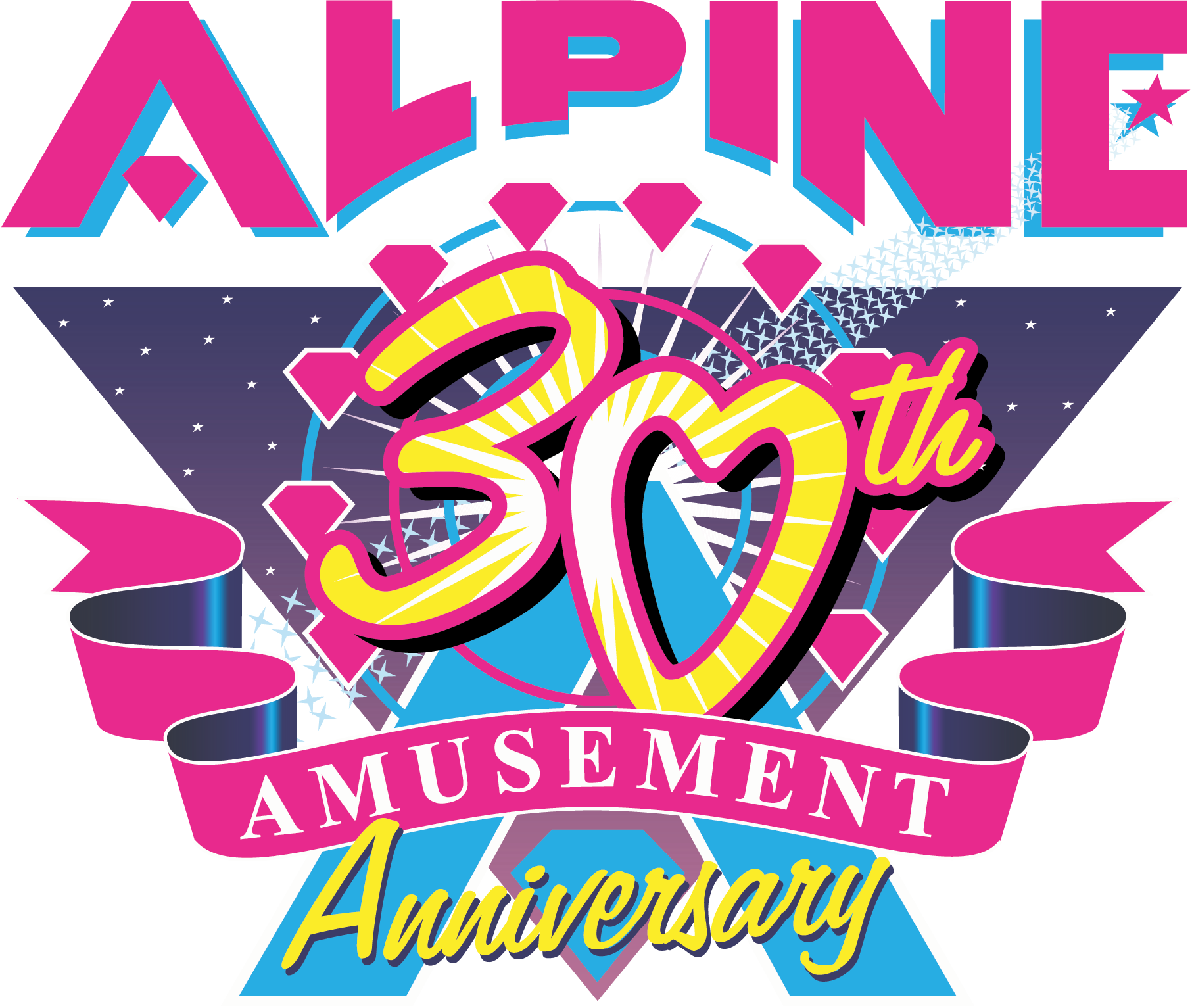 Alpine Amusement, Buffalo Grove Days Logo